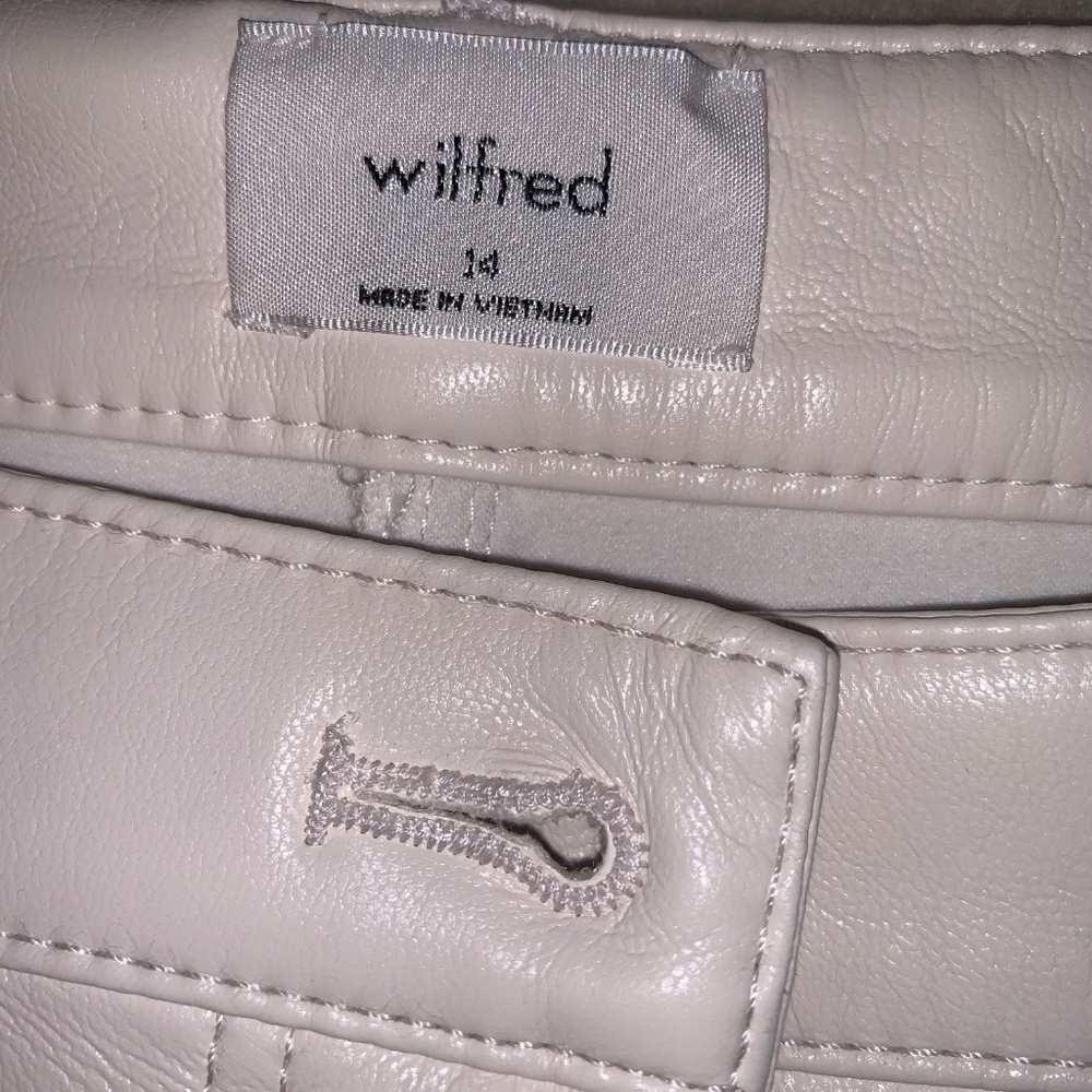 Wilfred The Melina Pant High-waisted Vegan Leather pants 14 - Picture 6 of 13